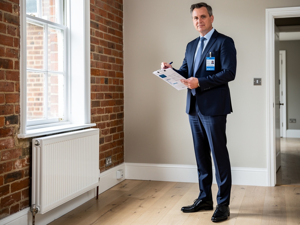 Chartered surveyor conducting a property inspection in Chelmsford, Essex